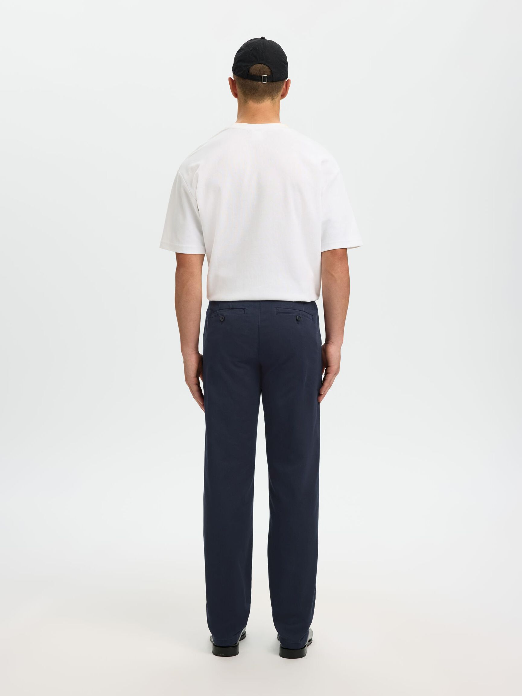 STRAIGHT FIT CHINOS, Dark Sapphire, highres