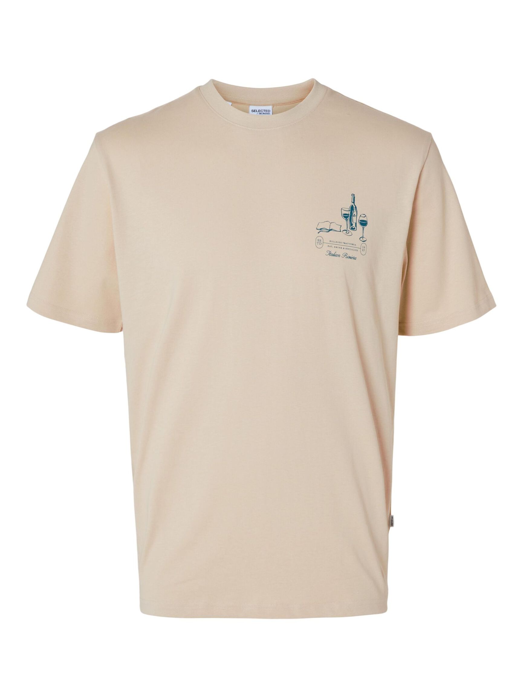 IMPRIMÉ EN COTON T-SHIRT, Fog, highres