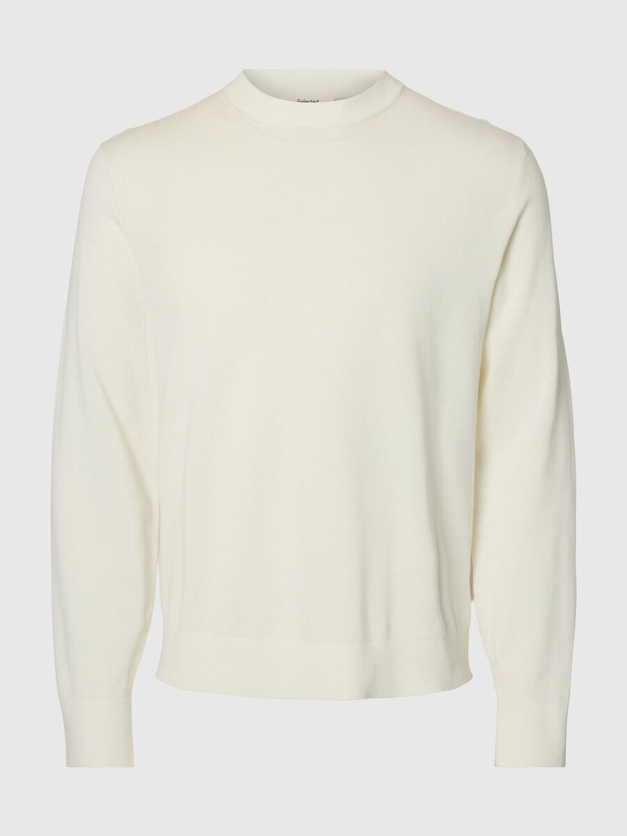 Product tile image - COTTON PULLOVER, Egret | 16099817_Egret