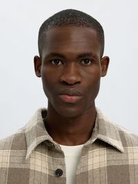 REGULAR FIT OVERSHIRT, Oatmeal, highres