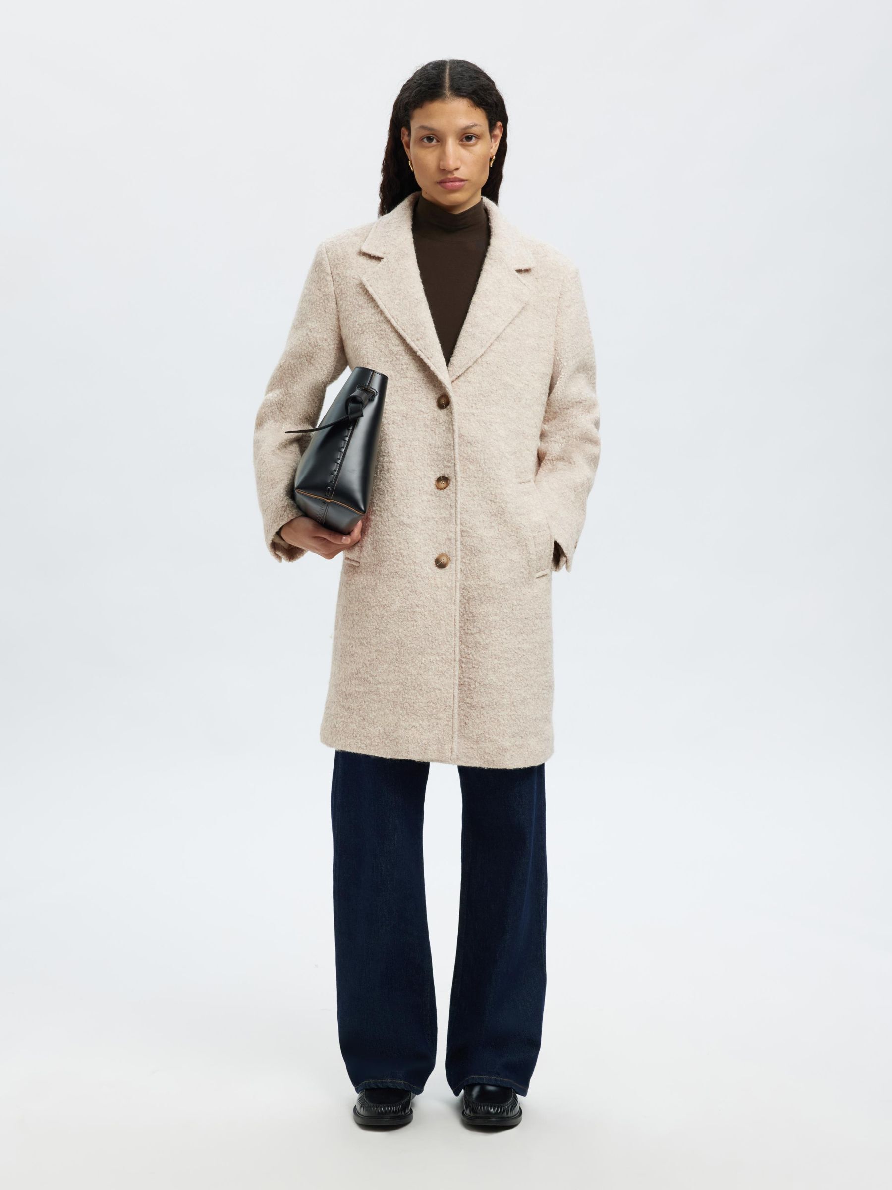 WOLMIX BOUCLÉ LANGE JAS, Sandshell, highres