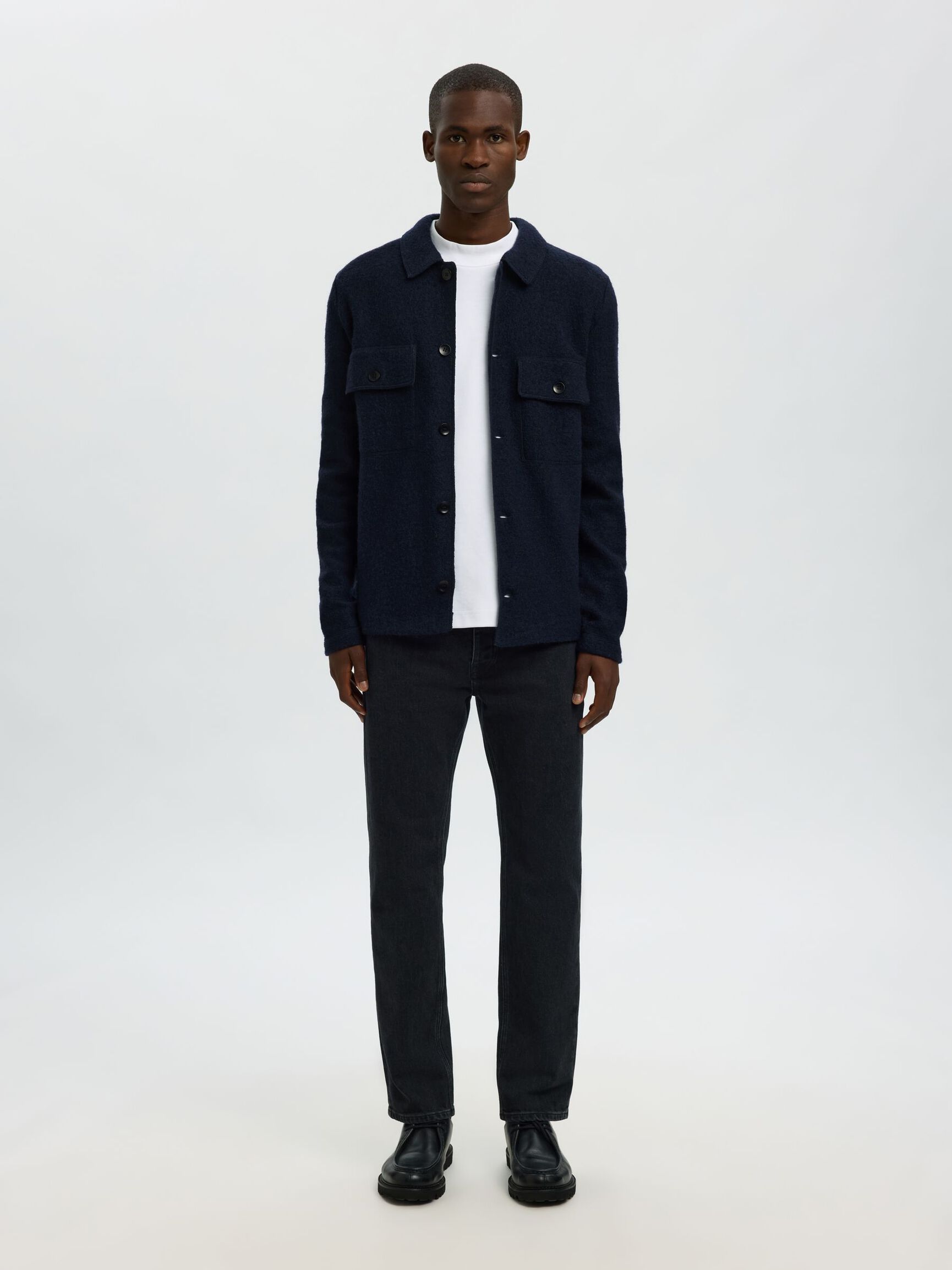 100% WOOL CARDIGAN, Sky Captain, highres