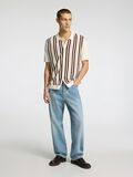 Selected REGULAR FIT KNITTED  POLO SHIRT, Egret, highres - 16096371_Egret_1166027_008.jpg