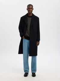 PULL EN MAILLE, Black, highres