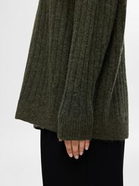 LOOSE FIT WOOL BLEND JUMPER, Kalamata, highres