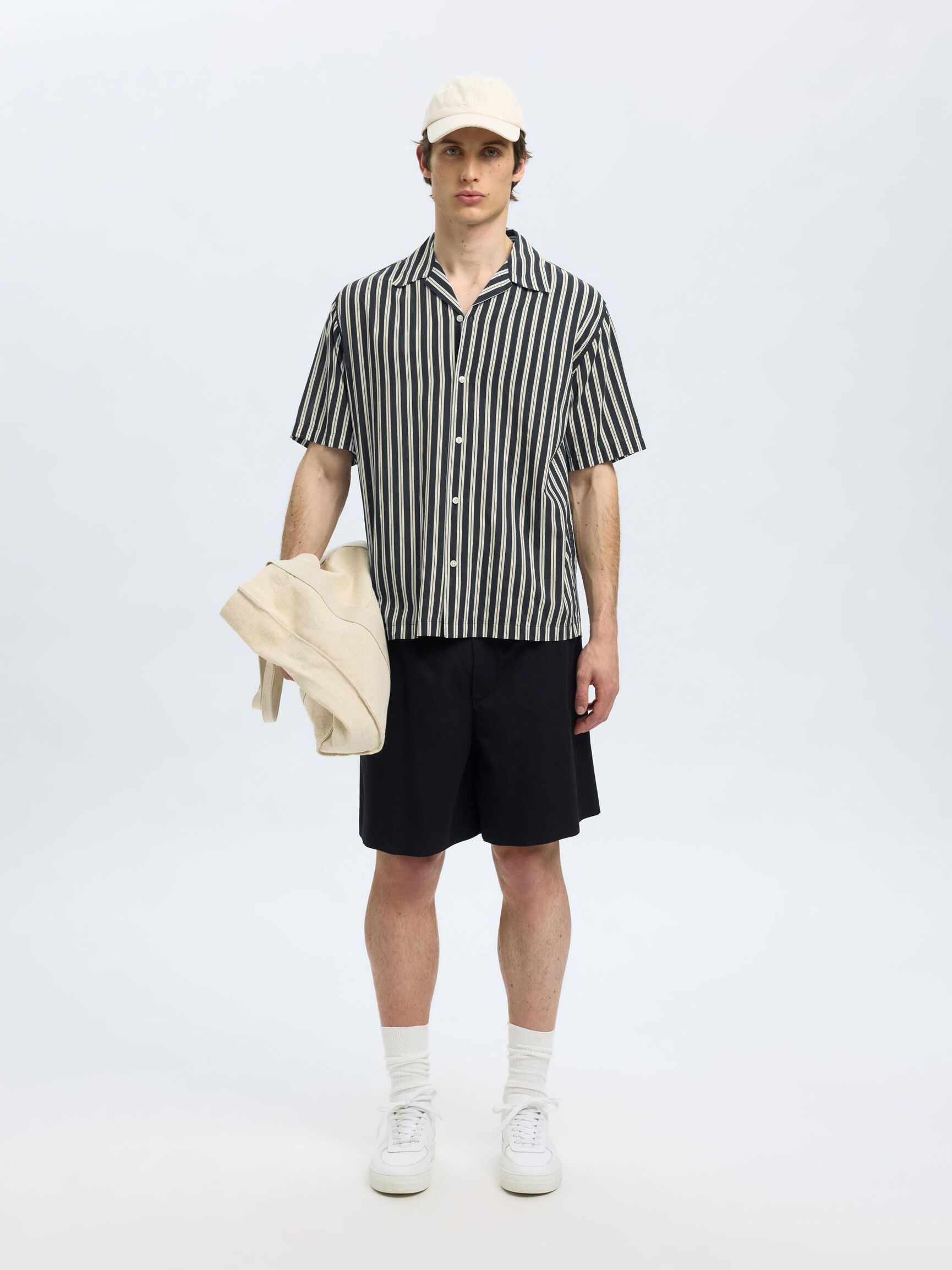 BEDRUKT OVERHEMD MET KORTE MOUWEN, Sky Captain, highres