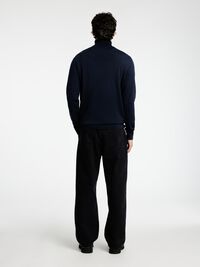 100% MERINOWOL COLTRUI, Navy Blazer, highres