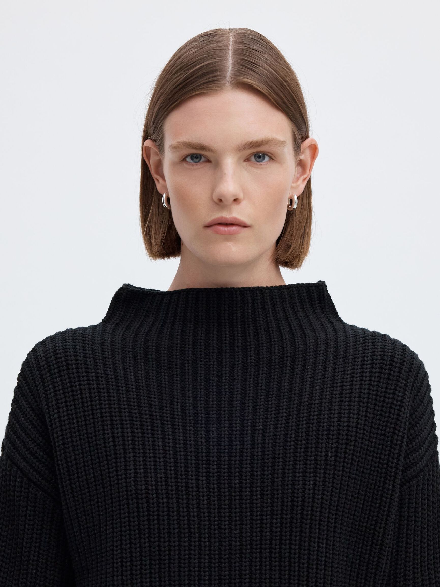 PULLOVER, Black, highres