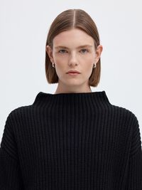 PULLOVER, Black, highres