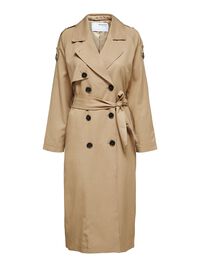 DUBBELKNÄPPT TRENCHCOAT, Cornstalk, highres