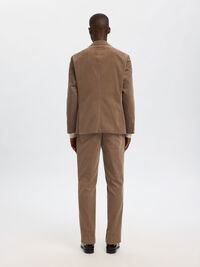 DE CORDEROY, CORTE REGULAR BLAZER, Brownie, highres