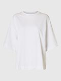 Selected ESSENTIAL OVERSIZED T-SHIRT, Bright White, highres - 16097896_BrightWhite_001.jpg