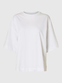 T-SHIRT OVERSIZE, Bright White, highres