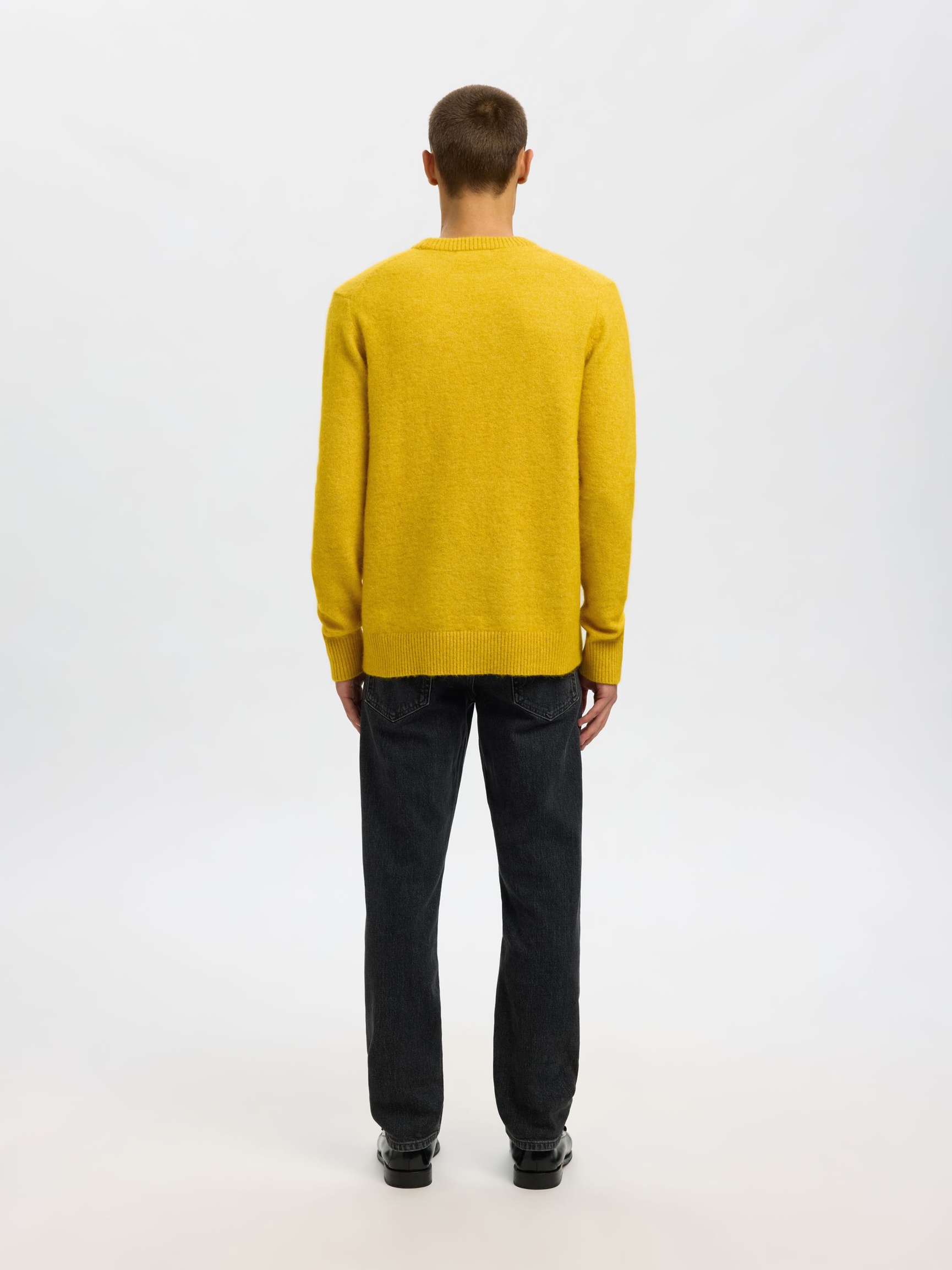 LANGÆRMET PULLOVER, Gold Flake, highres