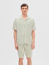 COTTON SHORT SLEEVED SHIRT, Eden, highres