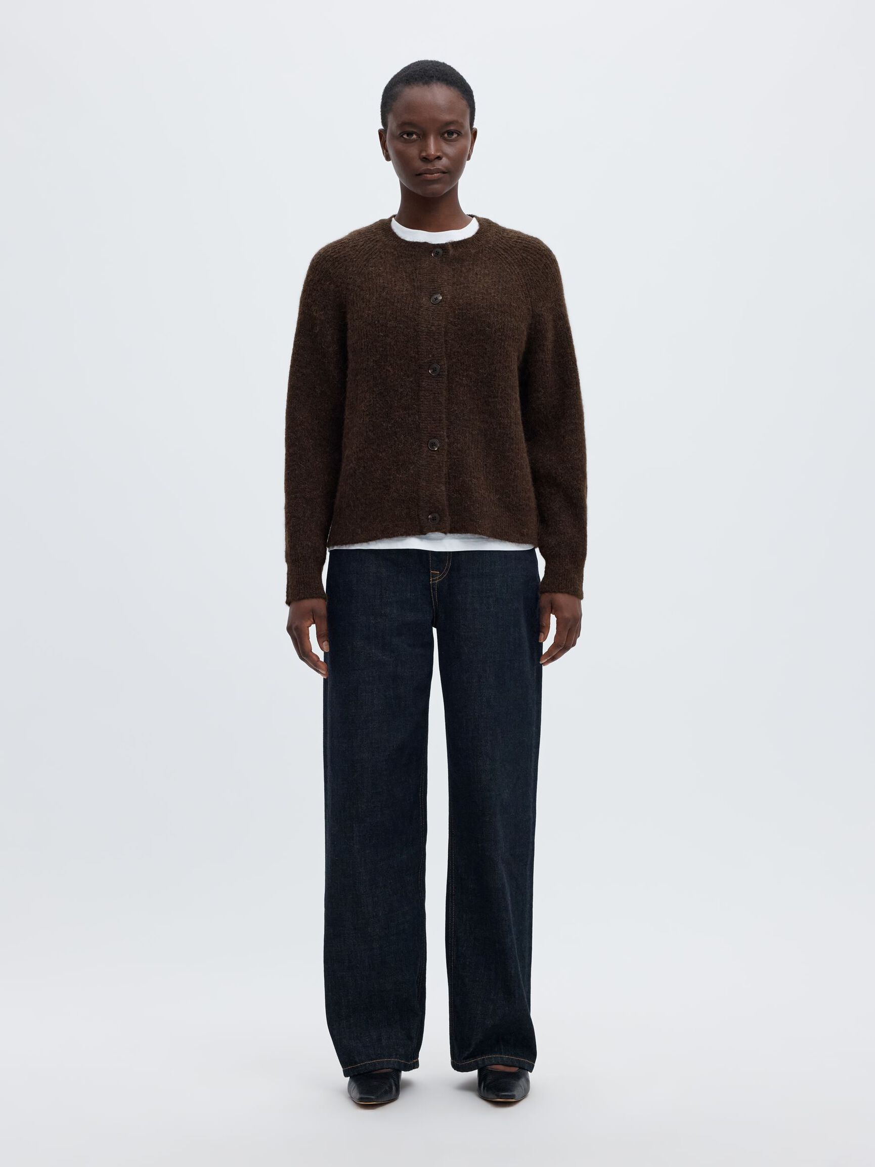 WOOL BLEND CARDIGAN, Delicioso, highres