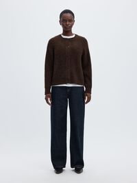 WOOL BLEND CARDIGAN, Delicioso, highres