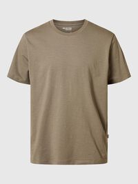 COTTON SLUB T-SHIRT, Vetiver, highres