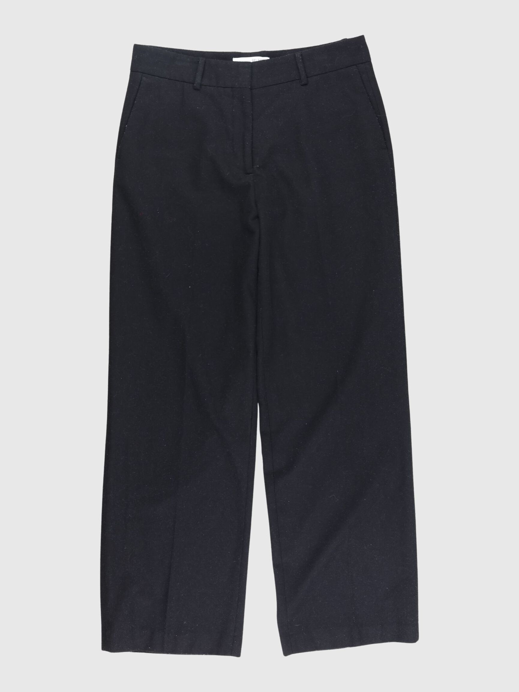 TAILORED BUKSER, Black, highres