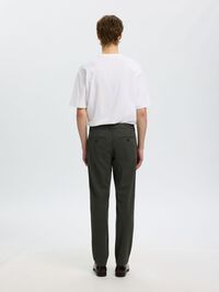 175 SLIM-FIT BRUSHED CHINOS, Forest Night, highres