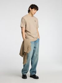 REGULAR FIT PRINT T-SHIRT, Pure Cashmere, highres