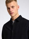 Selected LONG SLEEVED FLANNEL SHIRT, Black, highres - 16095733_Black_1155533_006.jpg