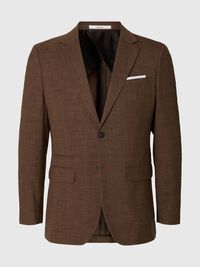 SLIM FIT SINGLE-BREASTED BLAZER, Delicioso, highres