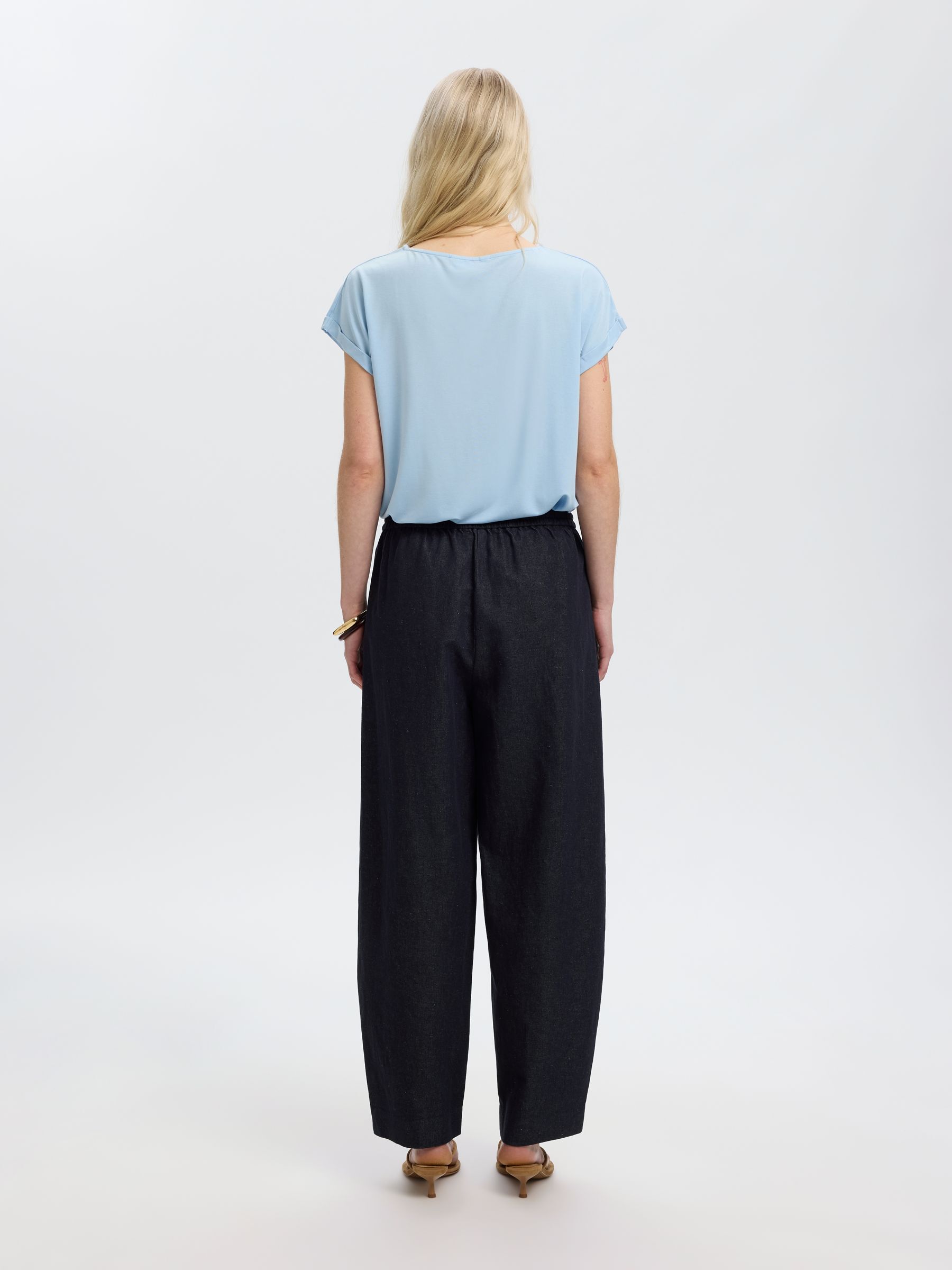 BOATNECK T-SHIRT, Cashmere Blue, highres