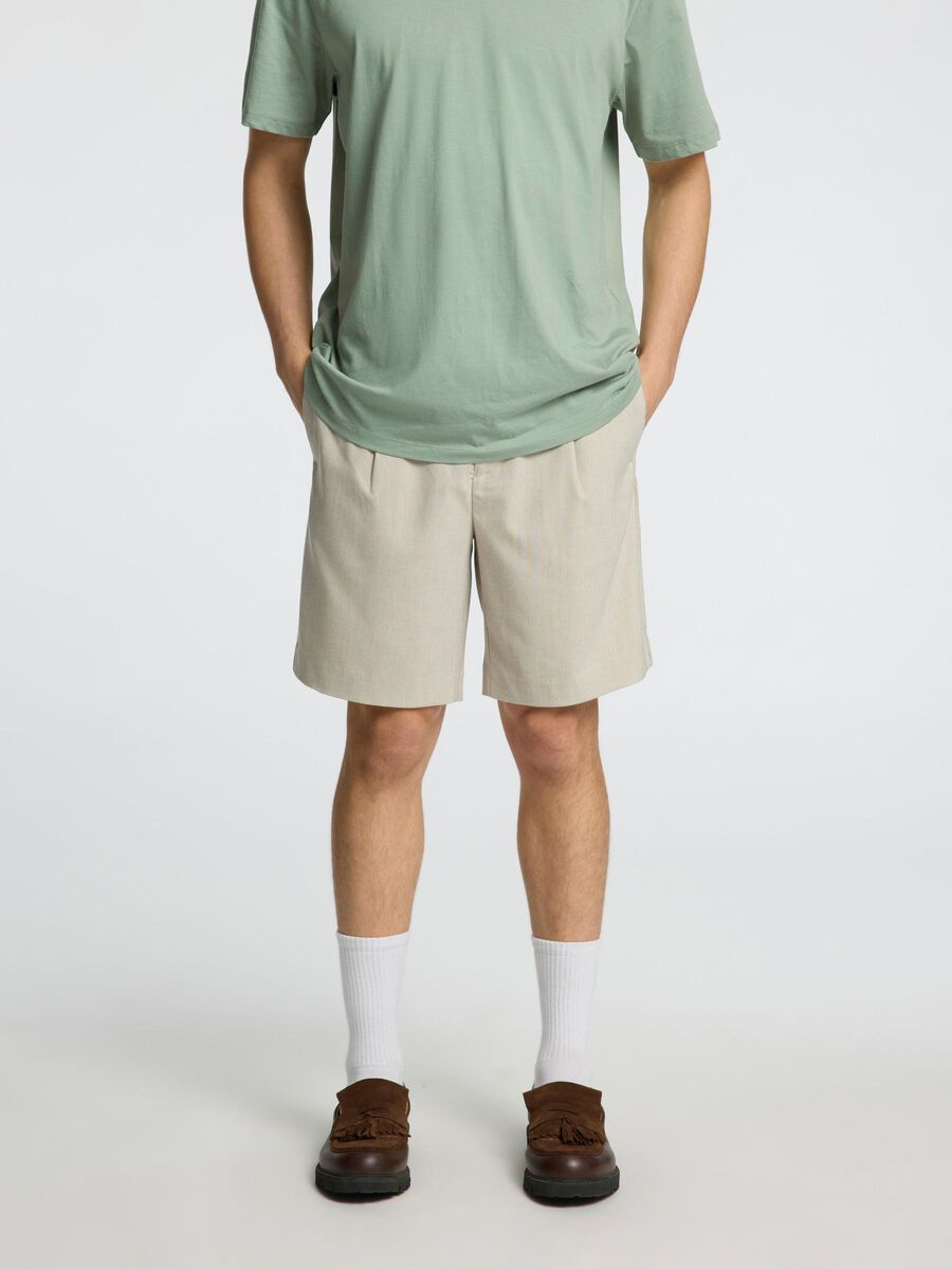 Selected SHORTS, Light Sand Melange, highres - 16096750_LightSandMelange_003.jpg