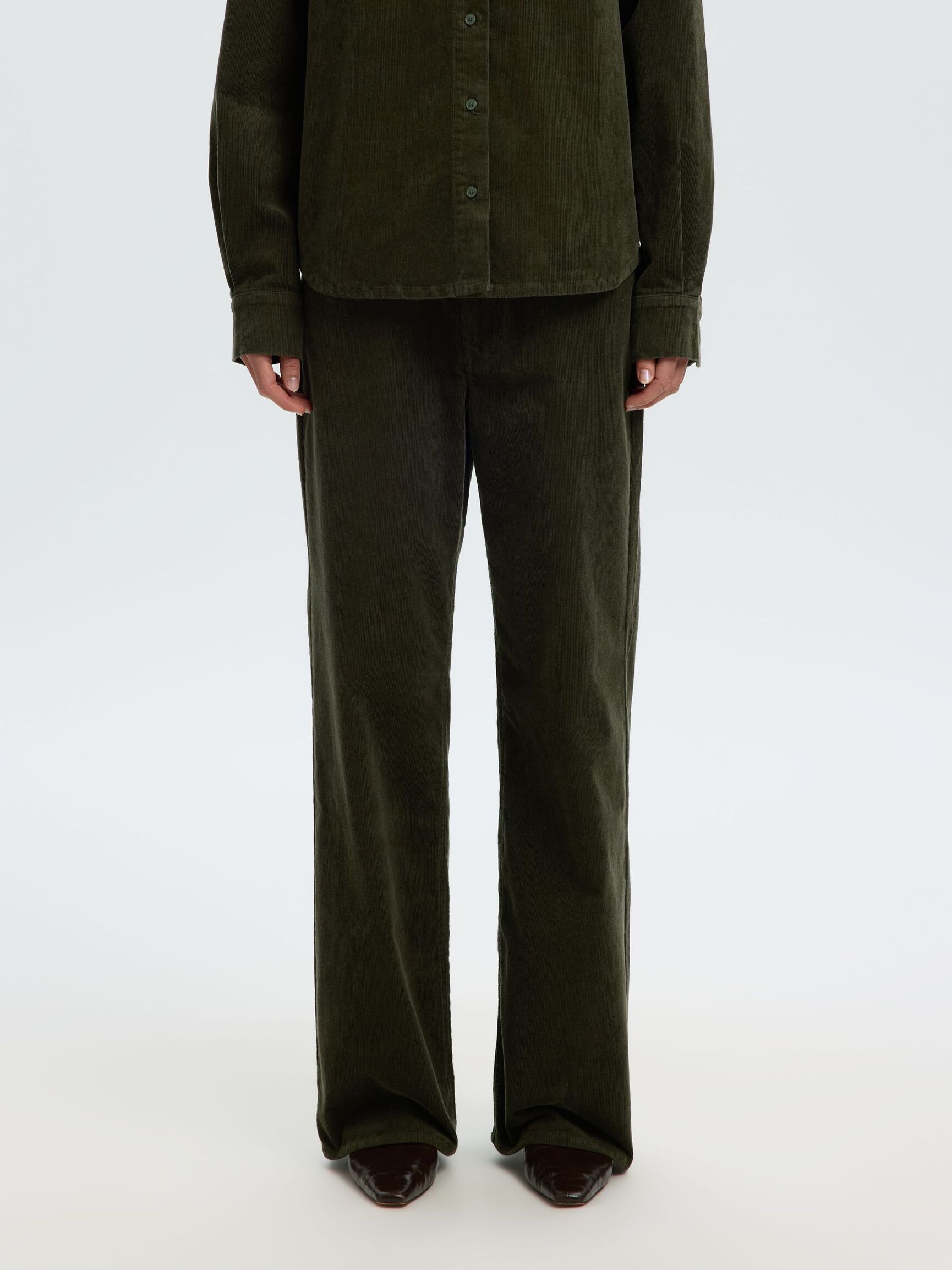 WIDE FIT CORDUROY TROUSERS, Deep Depths, highres