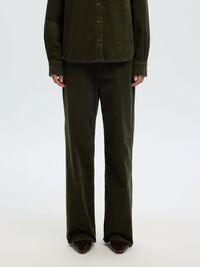 WIDE FIT CORDUROY TROUSERS, Deep Depths, highres