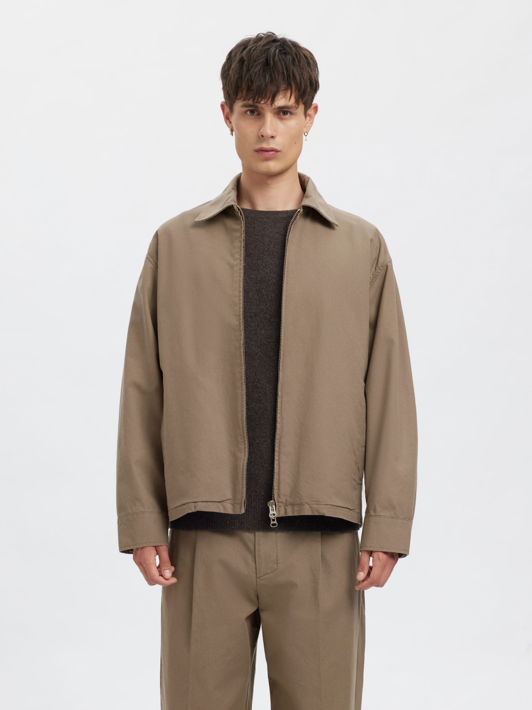 RELAXED FIT JACKET, Bungee Cord, highres