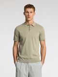 Selected GESTRICKTES POLO SHIRT, Vetiver, highres - 16092437_Vetiver_1078017_003.jpg