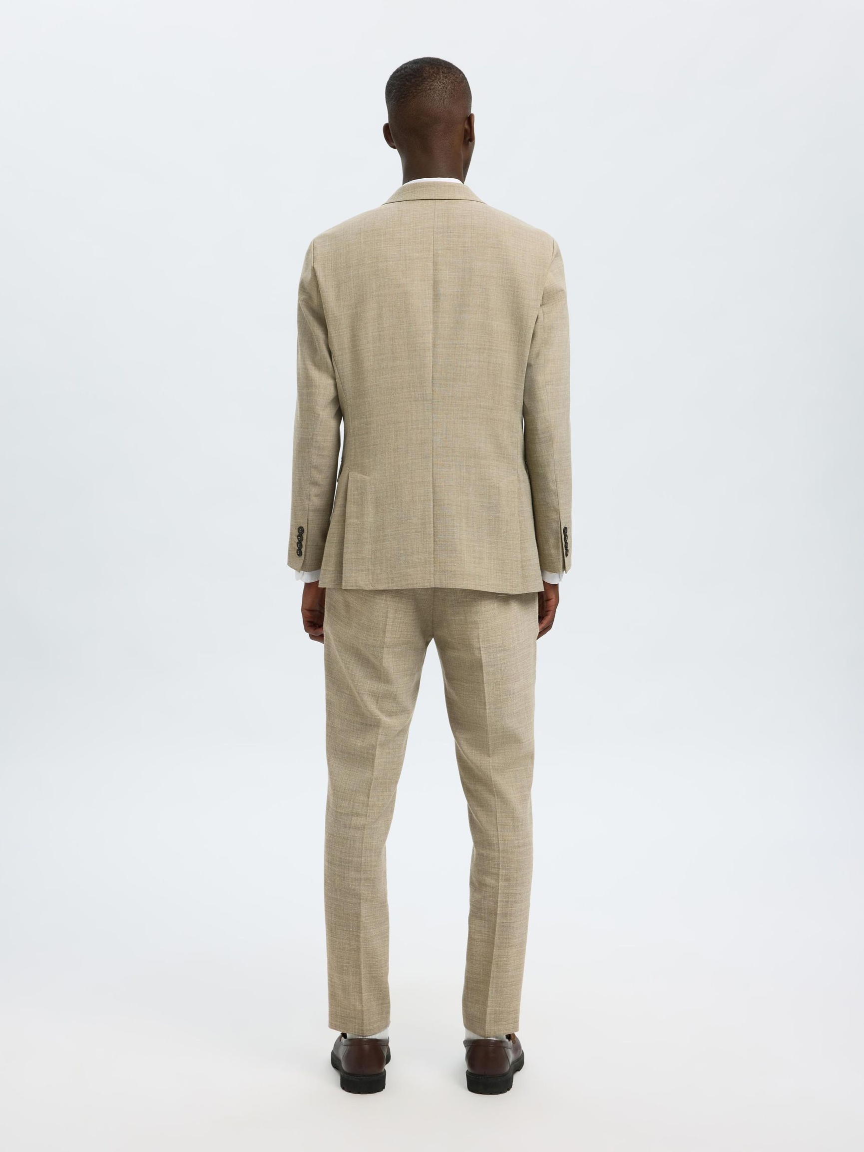 SLIM FIT ZWEIREIHIGER BLAZER, Sand, highres