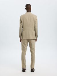 SLIM FIT ZWEIREIHIGER BLAZER, Sand, highres