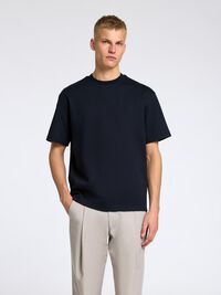 LOOSE FIT T-SHIRT, Sky Captain, highres