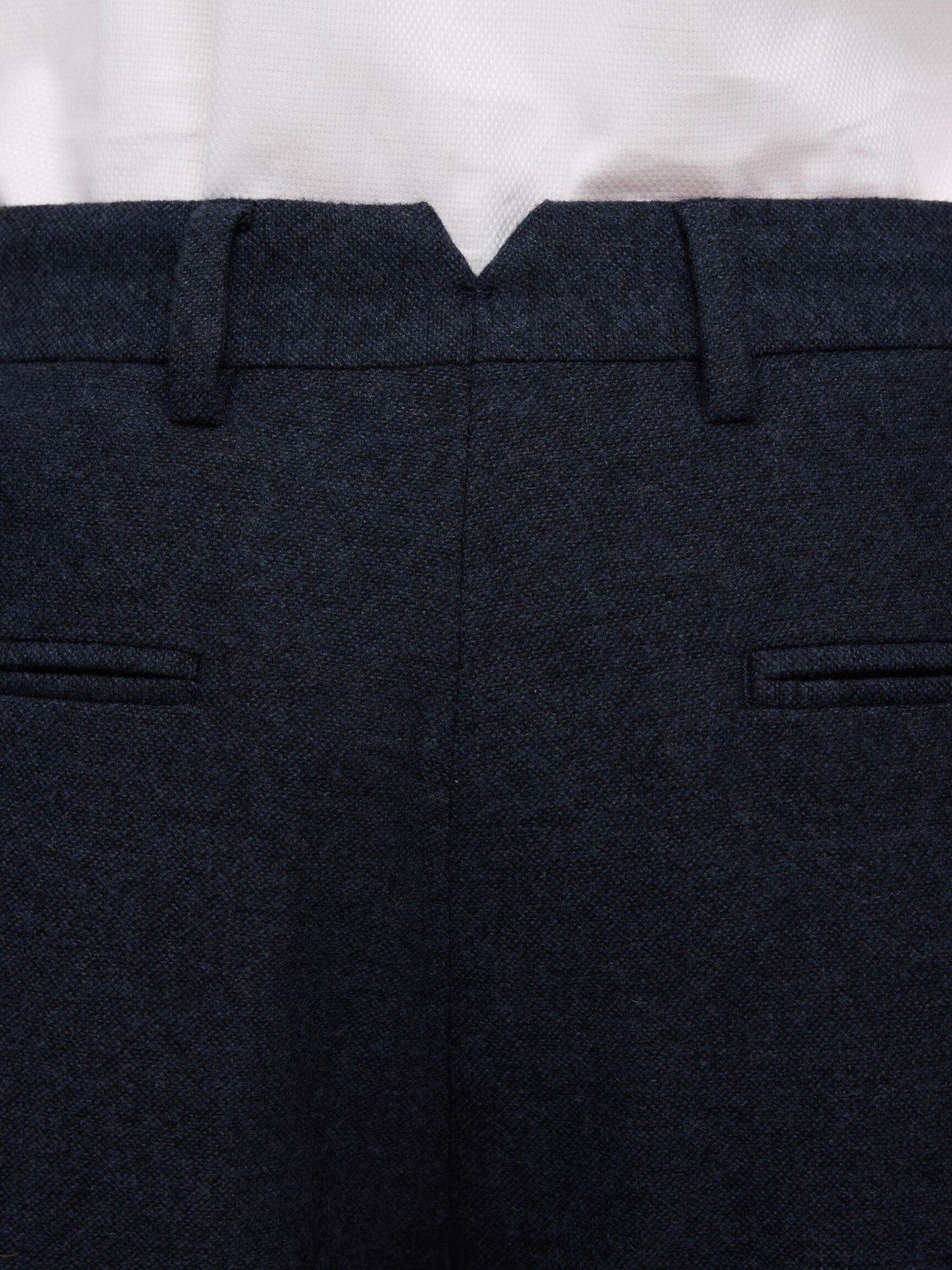 GERUIT WOLMIX PANTALON, Dark Blue, highres