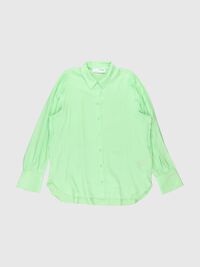 SATIJN OVERHEMD, Pistachio Green, highres