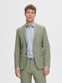 VISCOSE BLEND SLIM FIT BLAZER, Vetiver, highres