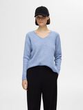 Selected WOLLGEMISCH V-AUSSCHNITT PULLOVER, Endless Sky, highres - 16094268_EndlessSky_1113603_003.jpg
