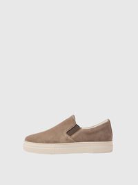 SUEDE TRAINERS, Greige, highres