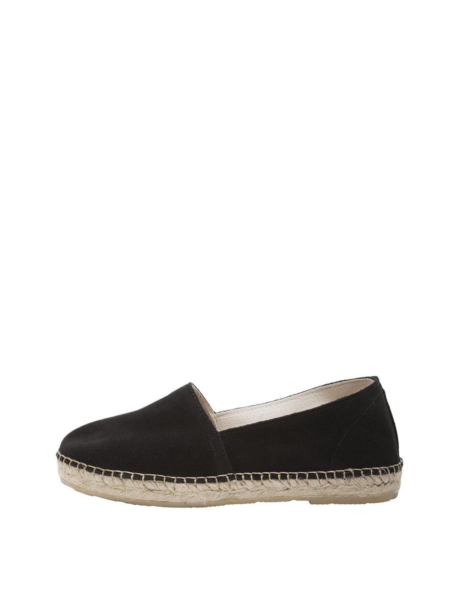 Selected WILDLEDER ESPADRILLES, Black, highres - 16088745_Black_001.jpg
