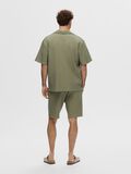 Selected WAFFLED SHORT SLEEVED SHIRT, Vetiver, highres - 16094904_Vetiver_004.jpg