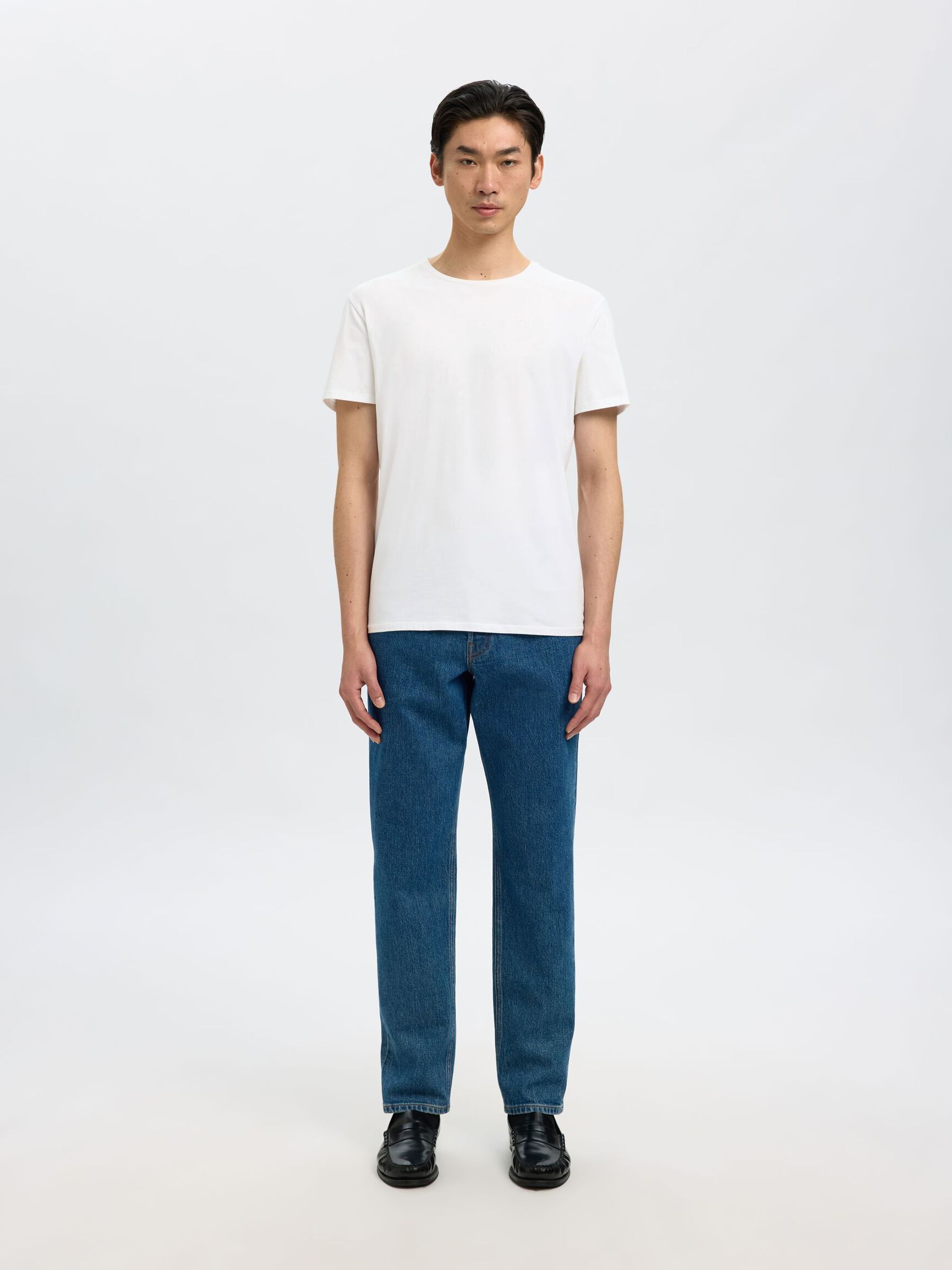 SHORT-SLEEVED T-SHIRT, Bright White, highres