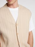 Selected ZOPFSTRICK STRICKWESTE, Oatmeal, highres - 16096386_Oatmeal_006.jpg