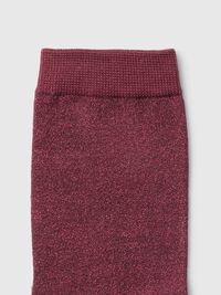 GLITZER GESTRICKTE SOCKEN, Tawny Port, highres