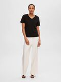 Selected KLASSISCHES V-NECK T-SHIRT, Black, highres - 16087922_Black_005.jpg