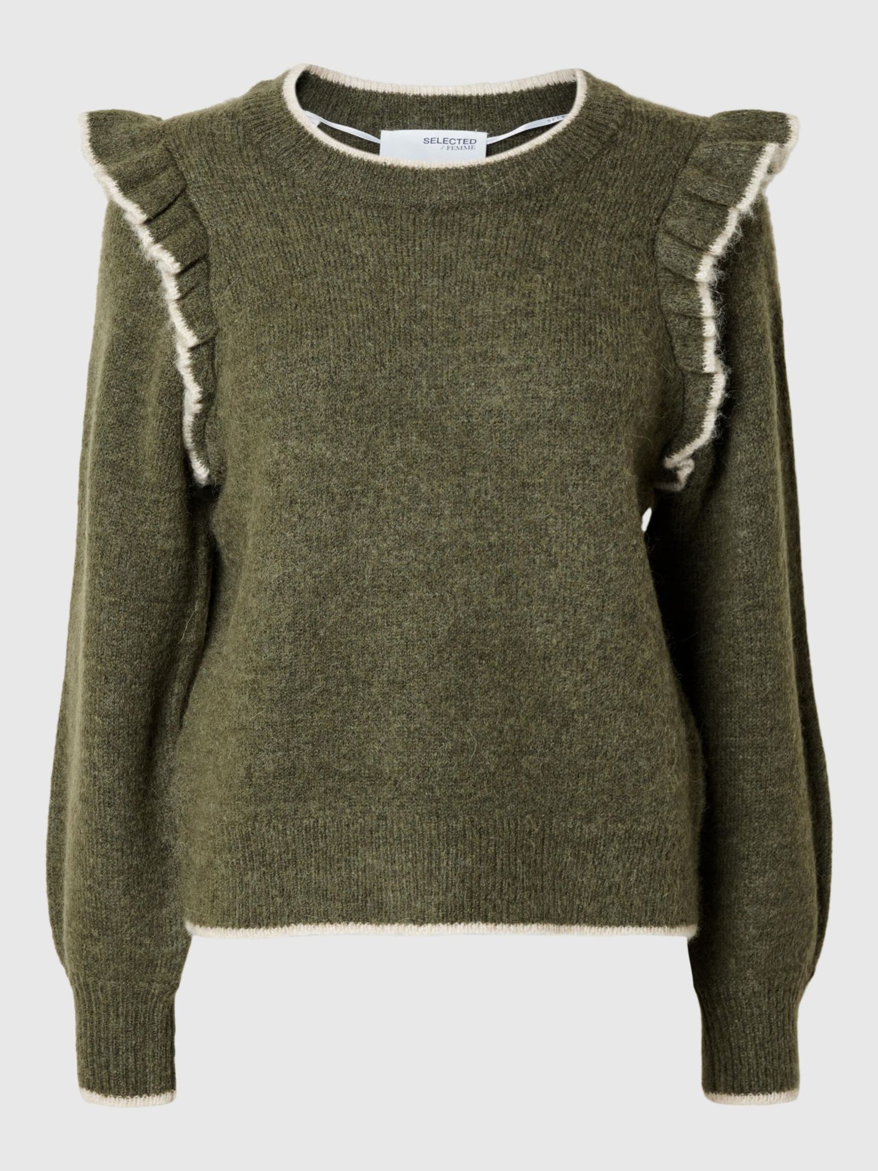 FRILLED PULLOVER, Kalamata, highres