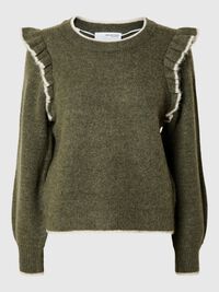 FRILLED PULLOVER, Kalamata, highres