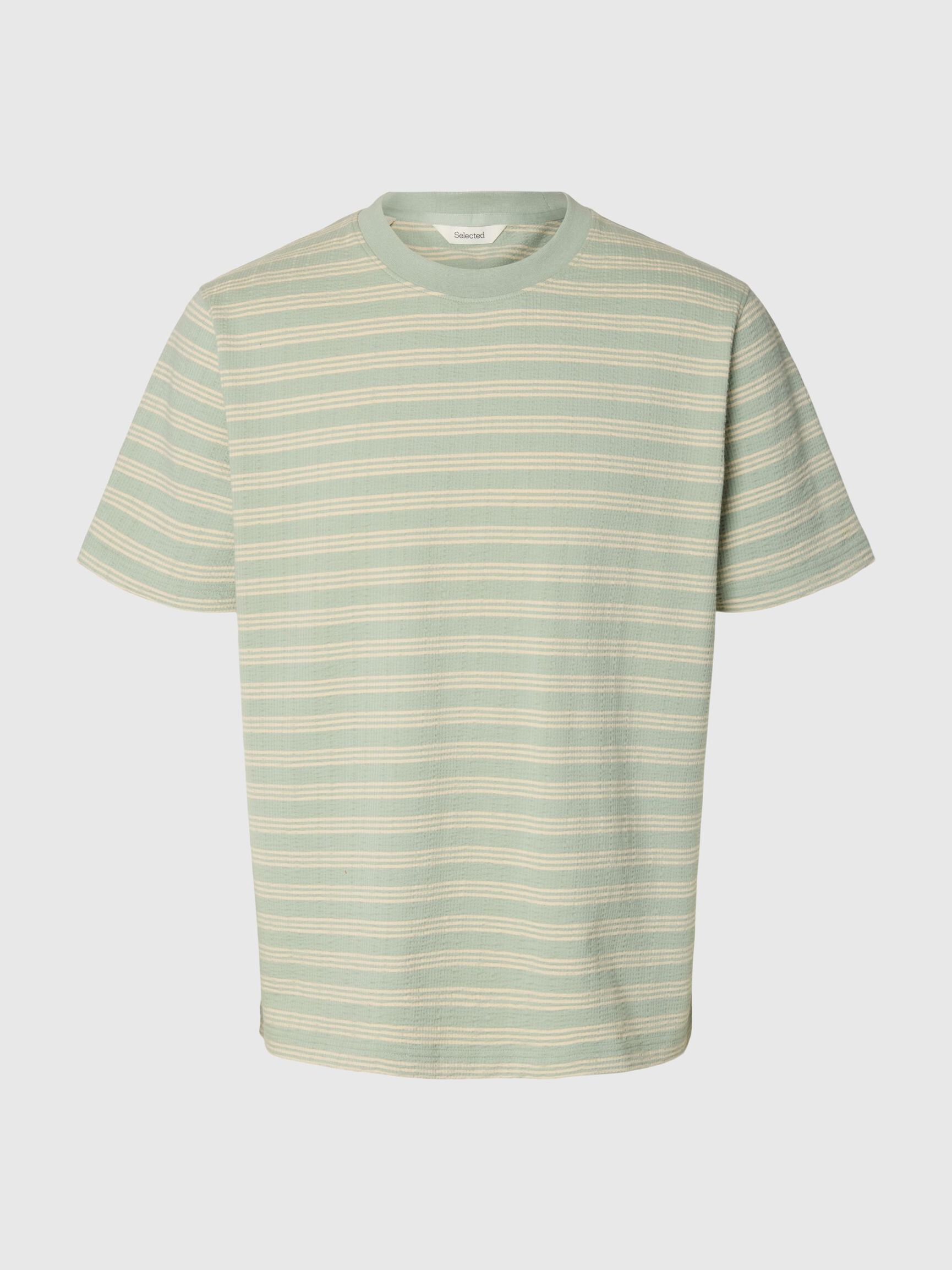 REGULAR FIT T-SHIRT, Aqua Gray, highres